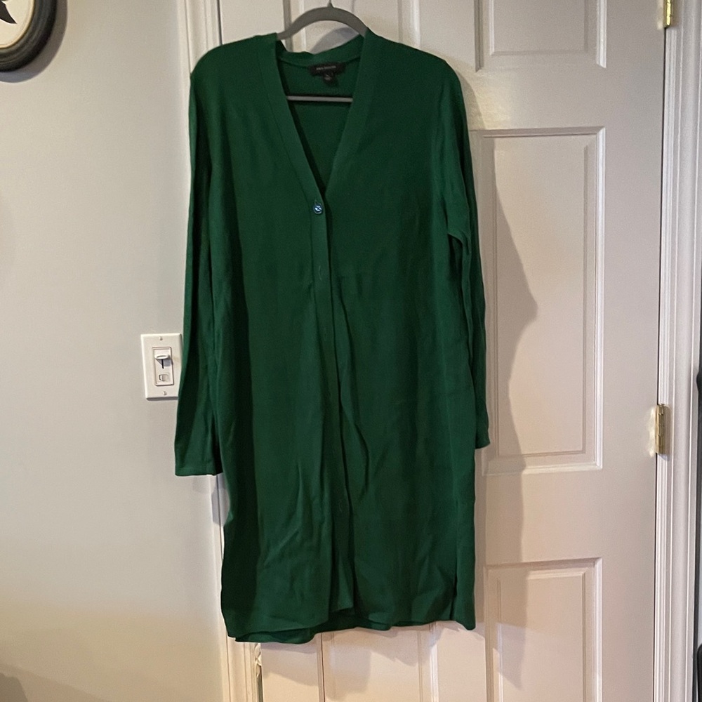 Ann Taylor Forest Green Cardigan Sweater